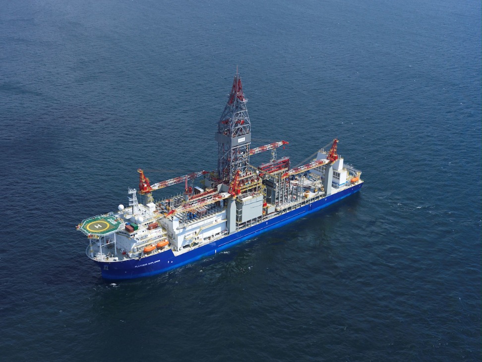 Platinum Explorer drillship; Source: Vantage Drilling