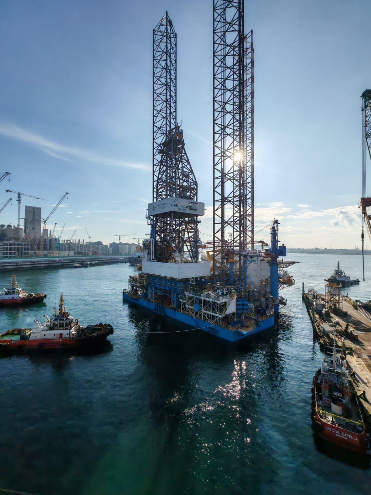 Thor rig; Source: Crystal Offshore via LinkedIn