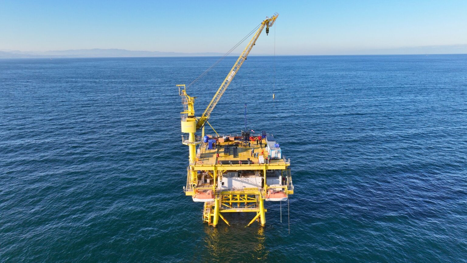 Akçakoca production platform; Source: Trillion Energy