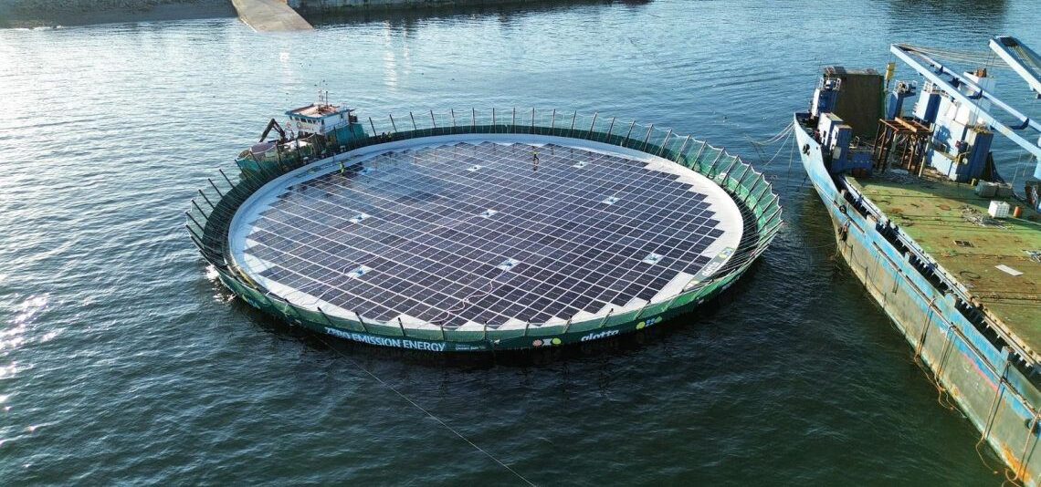 Ocean Sun's floating solar technology in Chile