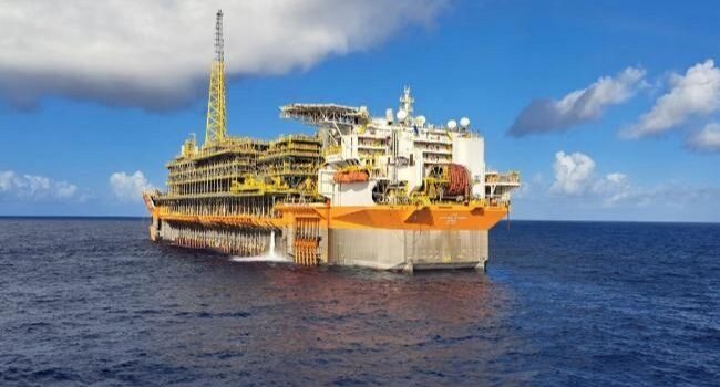 FPSO Alexandre de Gusmão at sea