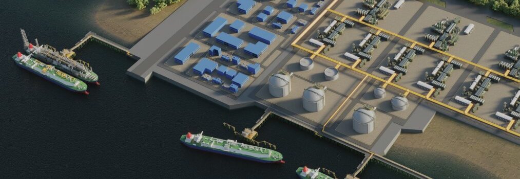 Rendering of Argentina LNG project; Source: YPF