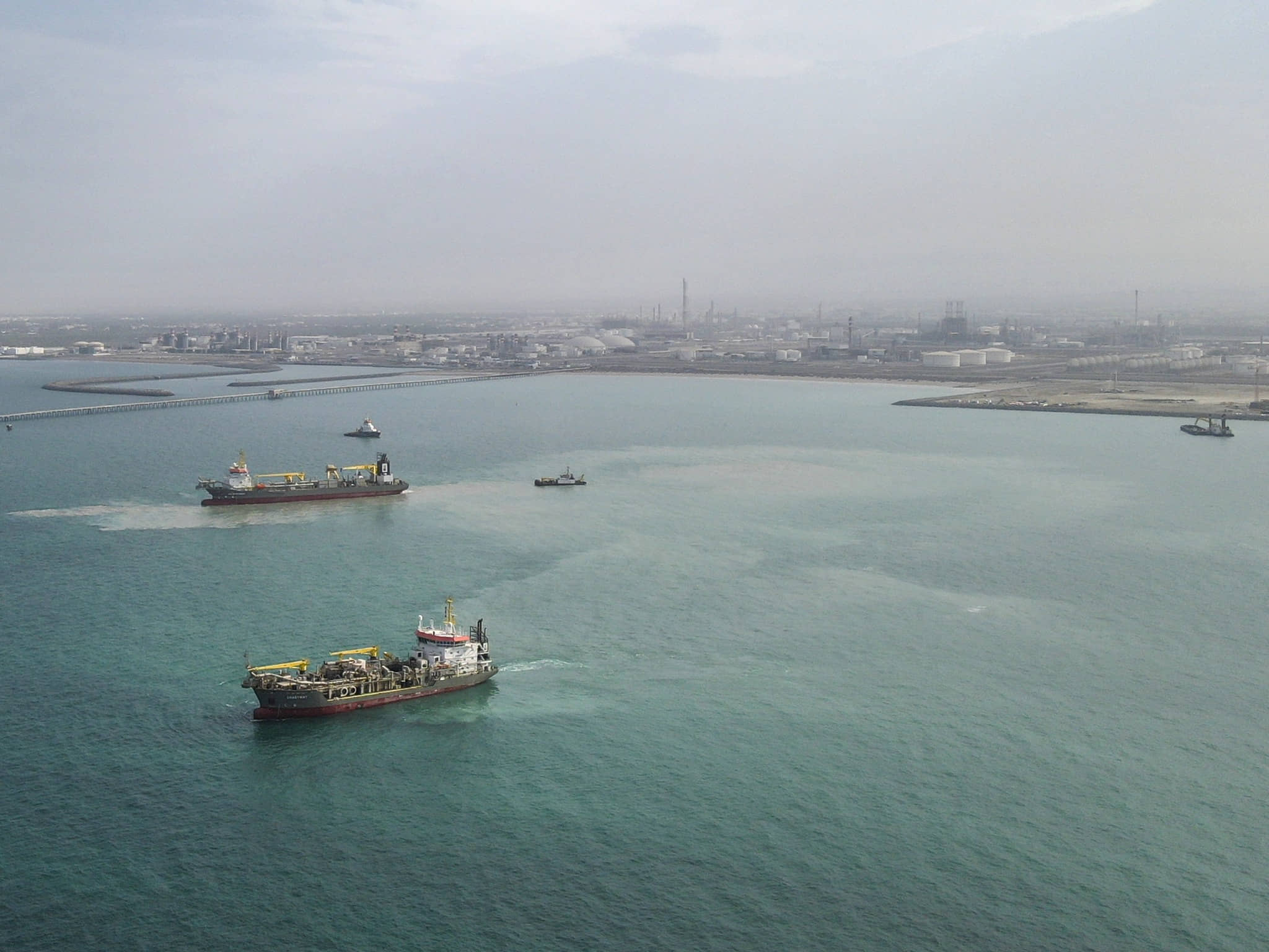 Boskalis' vessels working in Oman; Source: Boskalis