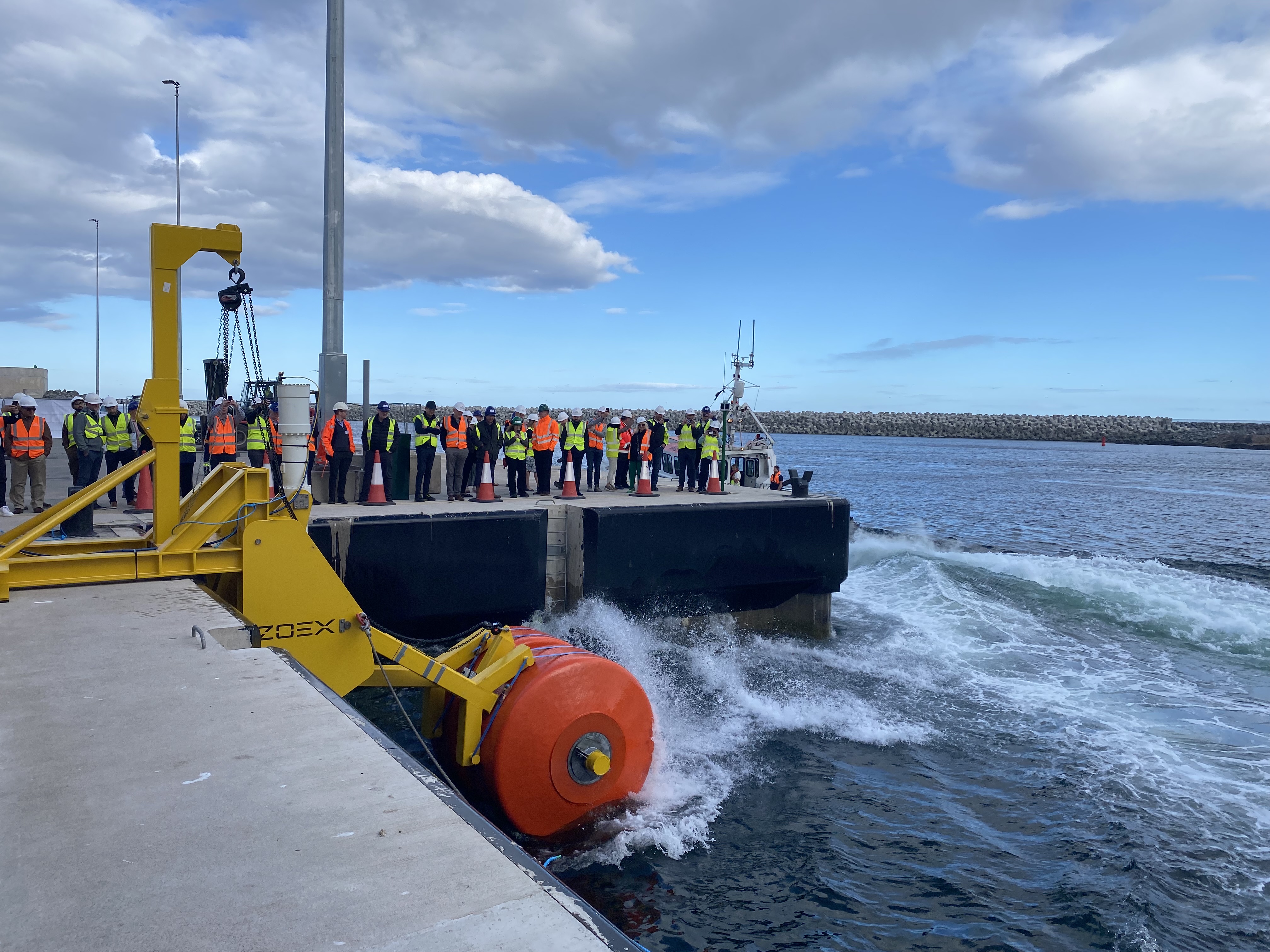 ZOEX's wave energy converter (WEC) technology. Source: ZOEX