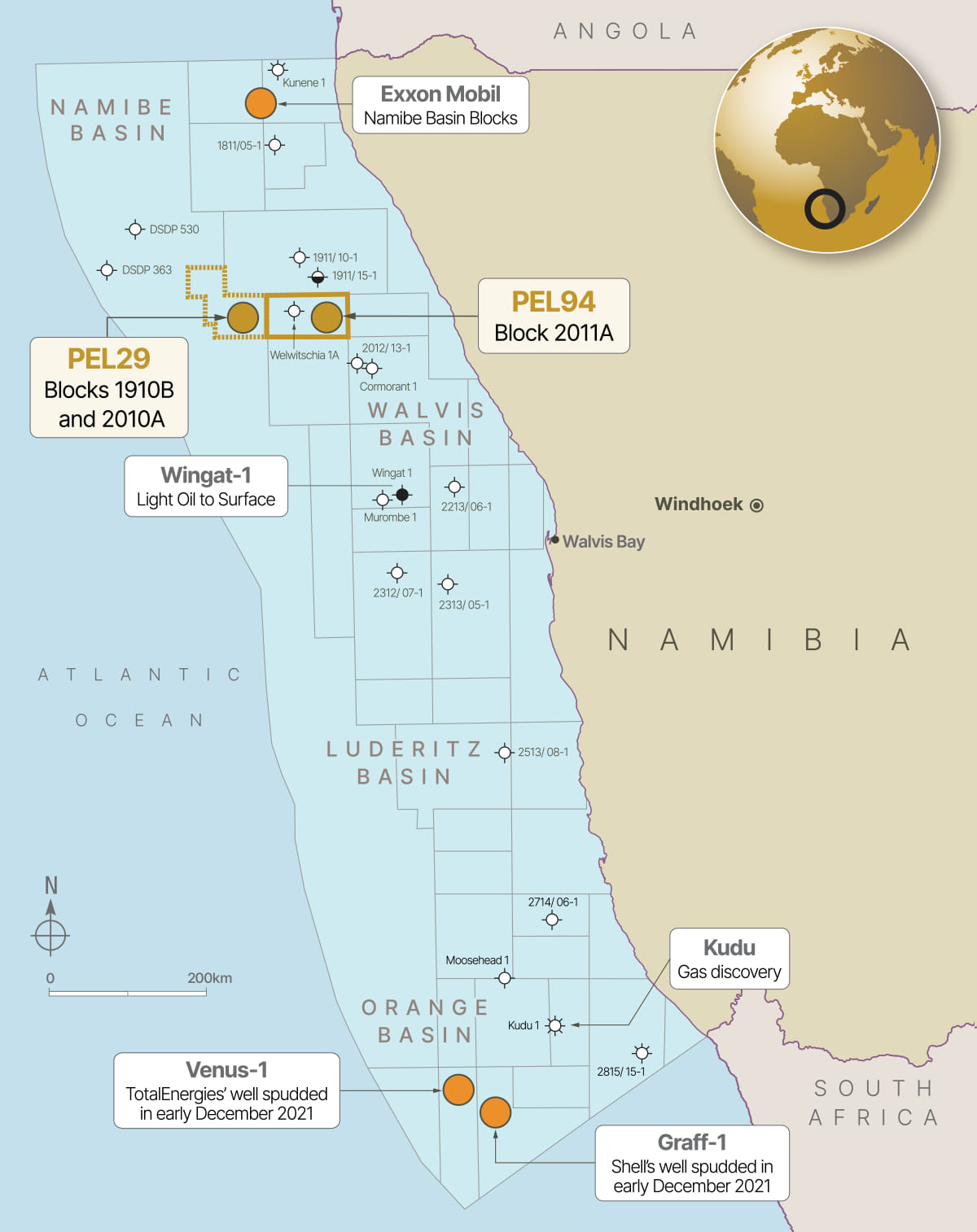 PEL 94 offshore Namibia; Source: GEO Exploration