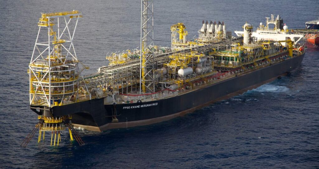 FPSO Kwame Nkrumah on the Jubilee field; Source: Kosmos