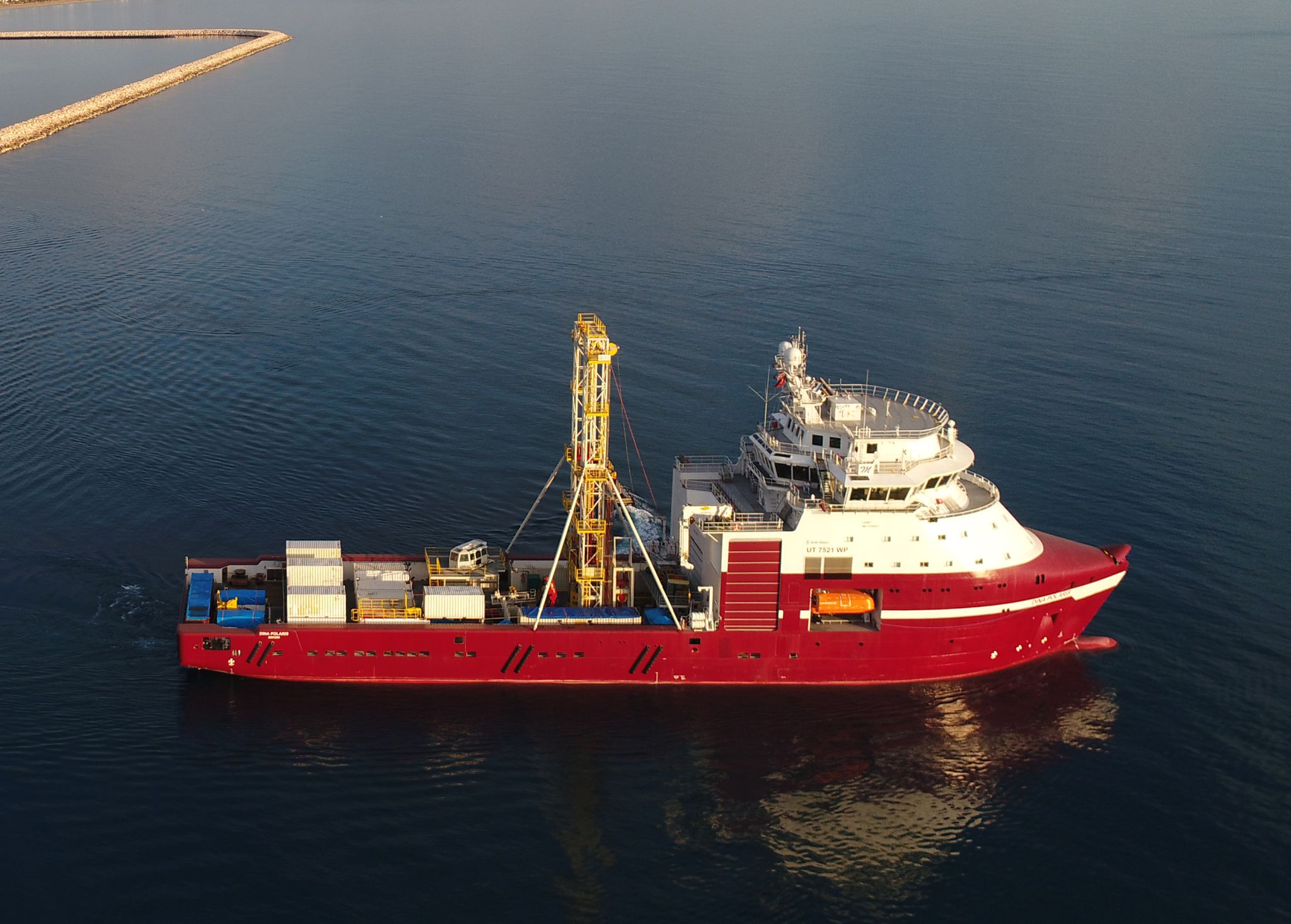One of 'world's largest' geotechnical vessels stays with Geoquip Marine until 2030