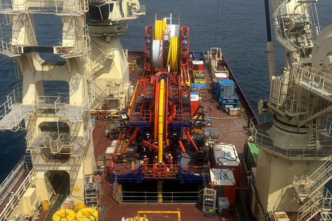 Support for Saipem's two flex-lay campaigns in West Africa comes from UK firm