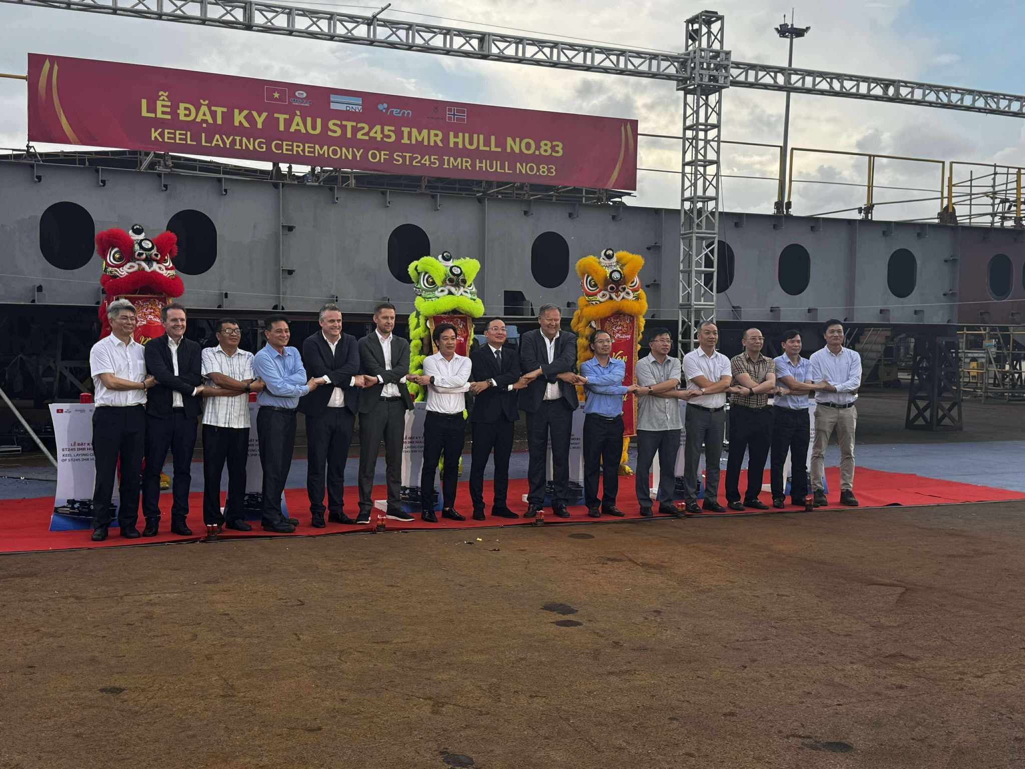 Keel laid for Rem Offshore’s second methanol-ready energy subsea construction vessel
