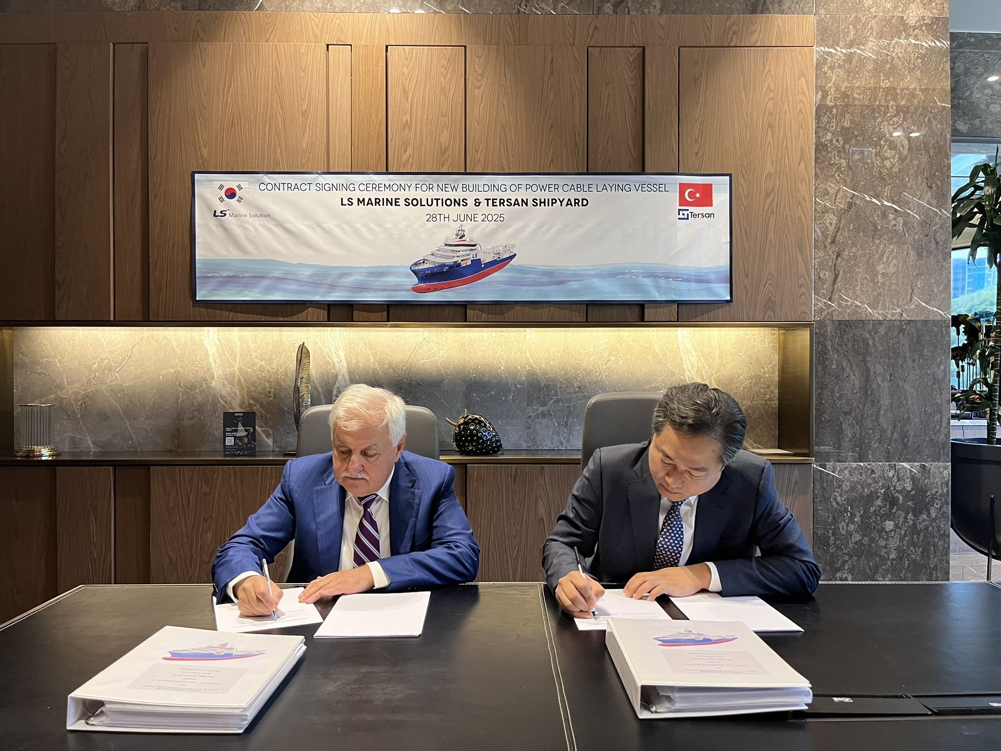 South Korea’s first specialized HVDC installation vessel to be built in Türkiye