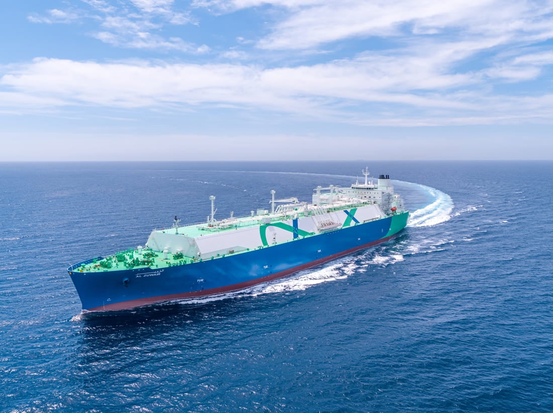 Al Zuwair LNG vessel; Source: NYK