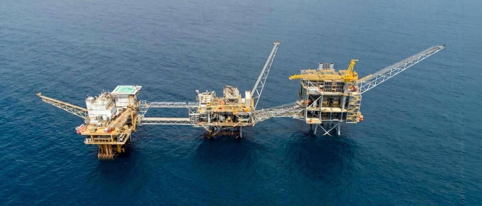 Three offshore platforms