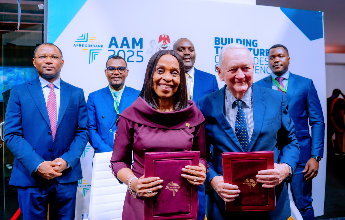 Kanayo Awani, Executive Vice President, Intra-African Trade and Export Development, Afreximbank with Eddie Cross – Chairperson, Green Hybrid Power