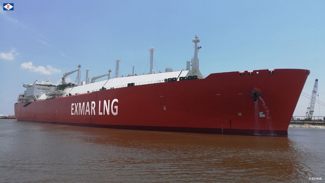 A large vessel at sea