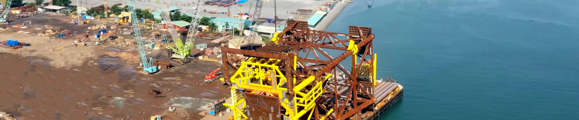 Lac Da Vang - A Platform (LDV-A) jacket and piles; Source: PTSC M&C