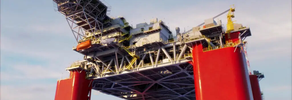 Tiber floating production platform is based more than 85% on Kaskida's design (Kaskida rendering); Source: BP