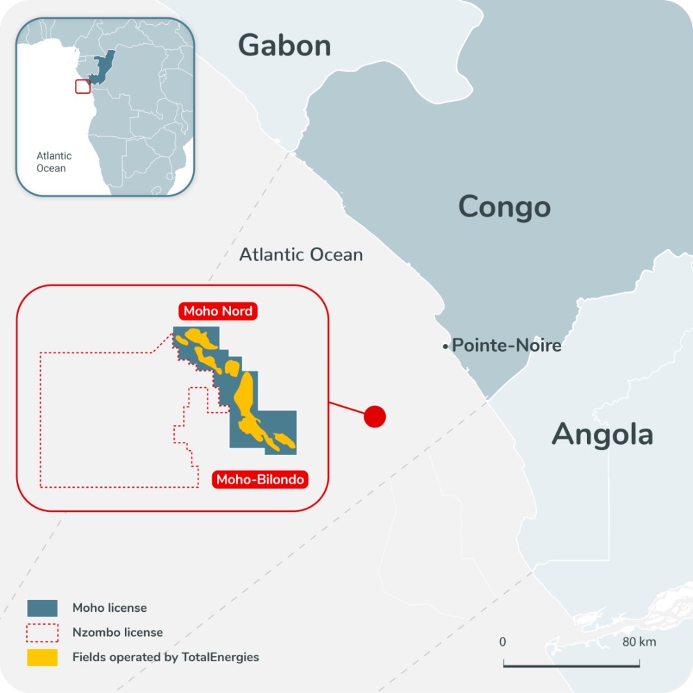 Nzombo exploration permit location map