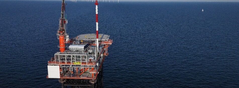 A North Sea platform