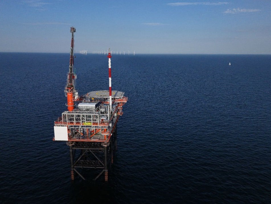 A North Sea platform