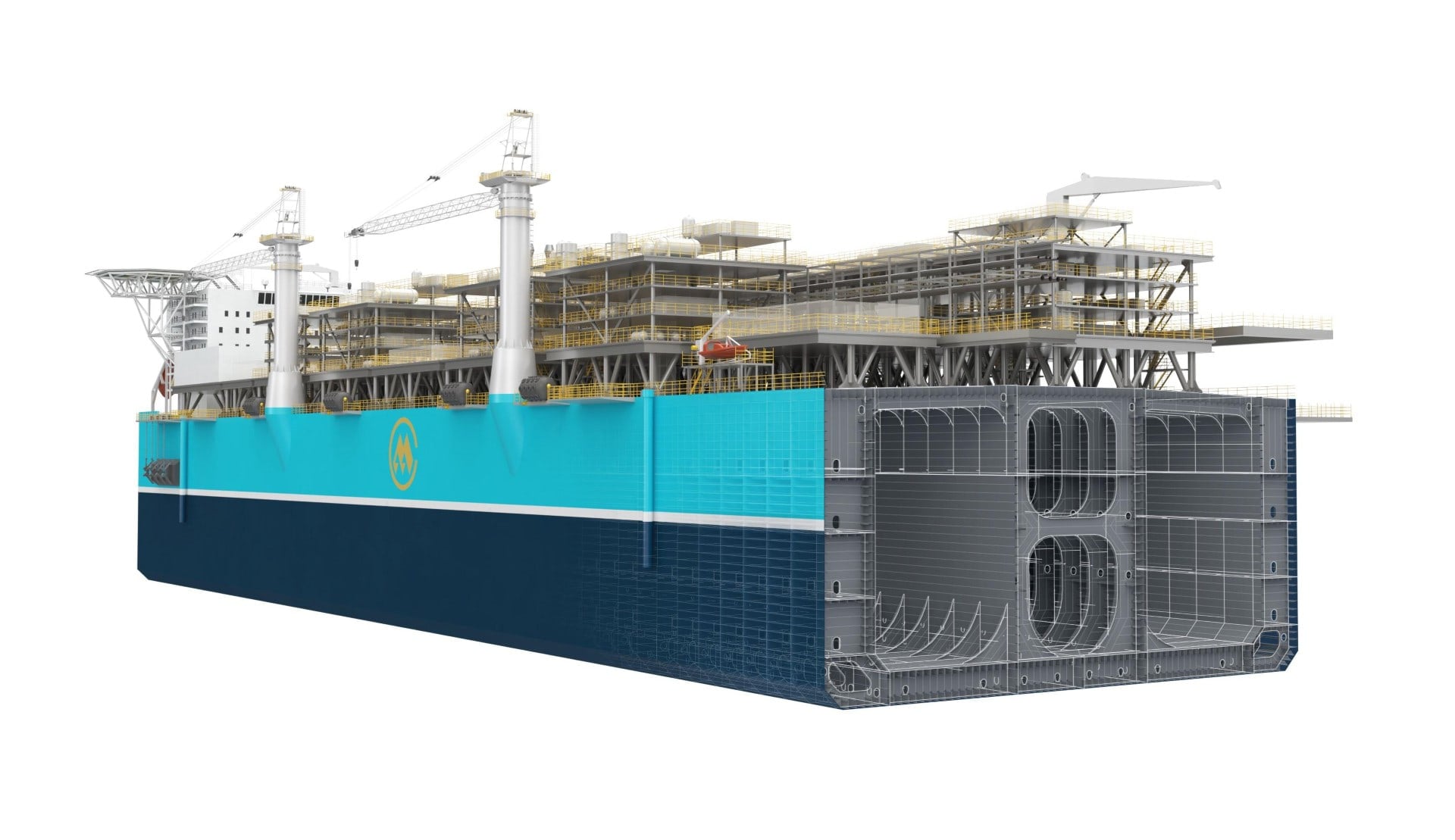 FPSO hull design; Source: Deltamarin