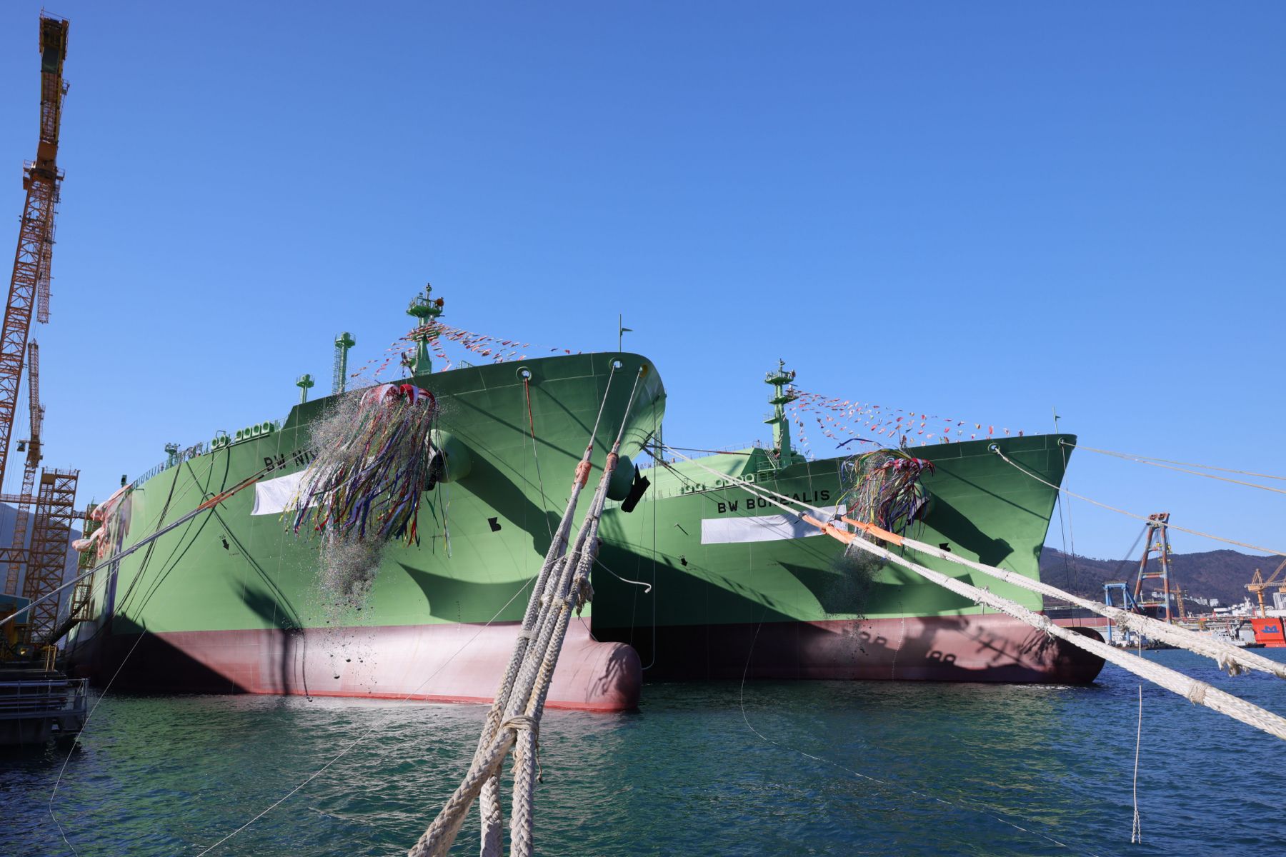 BW Nivalis and BW Borealis LNG vessels; Source: BW LNG