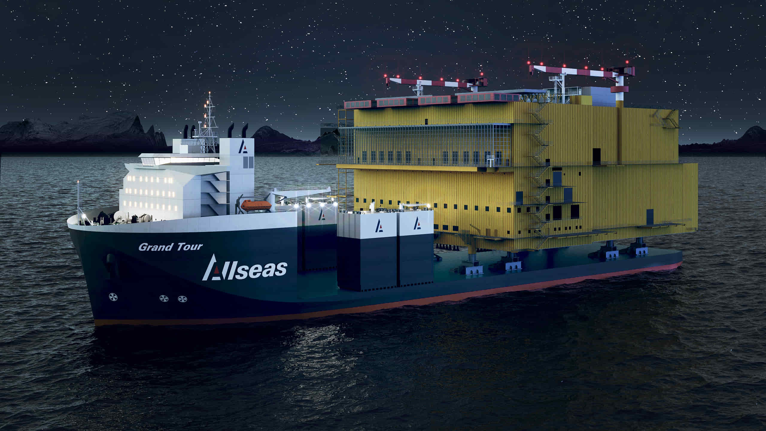 Wärtsilä will supply the engines for Allseas’ new semi-submersible Heavy Transport Vessel, built to deliver lower emissions and greater fuel efficiency; Credit: Allseas