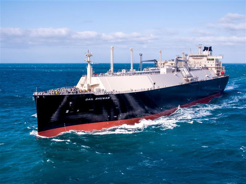Gail Bhuwan LNG carrier; Source: MOL