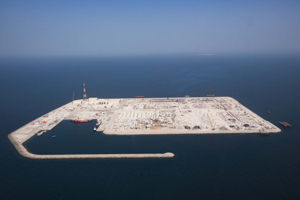 Hail and Ghasha island under construction; Source: ADNOC