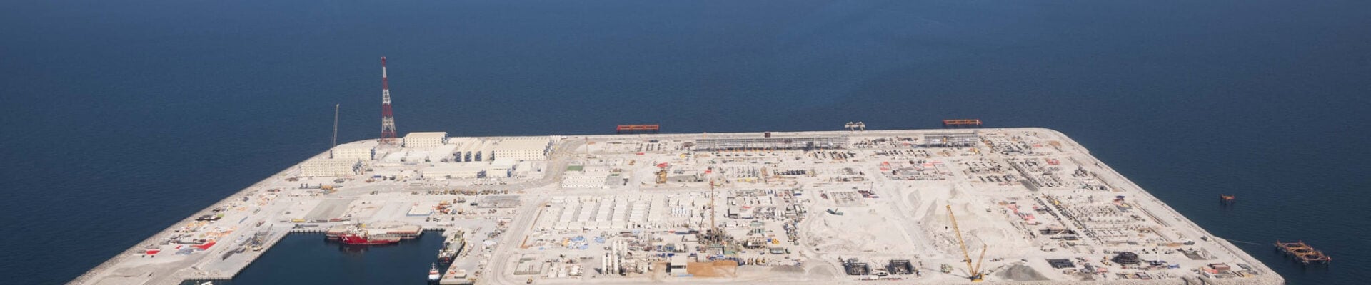 Hail and Ghasha island under construction; Source: ADNOC