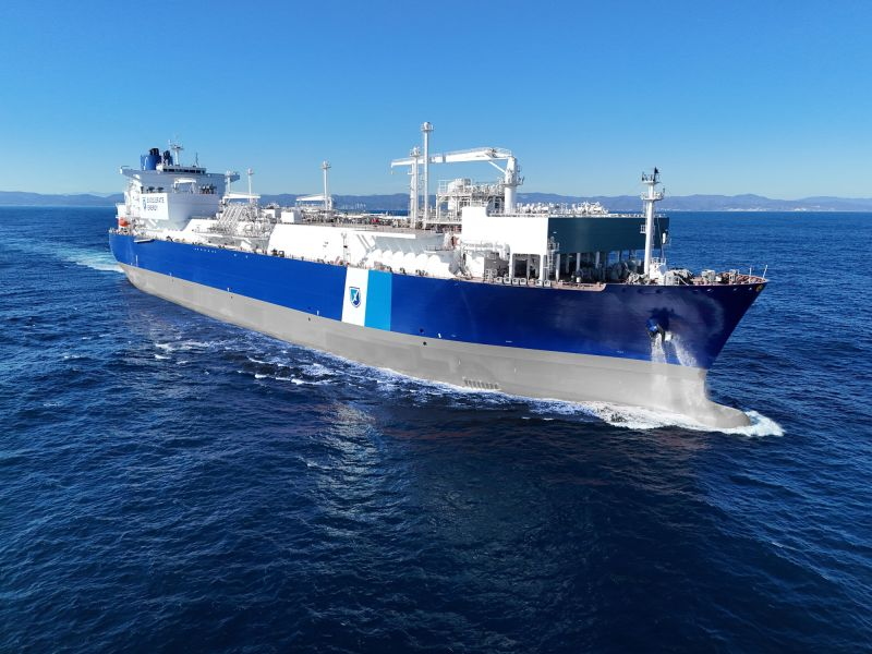 Hull 3407 completes sea trials; Source: Excelerate Energy