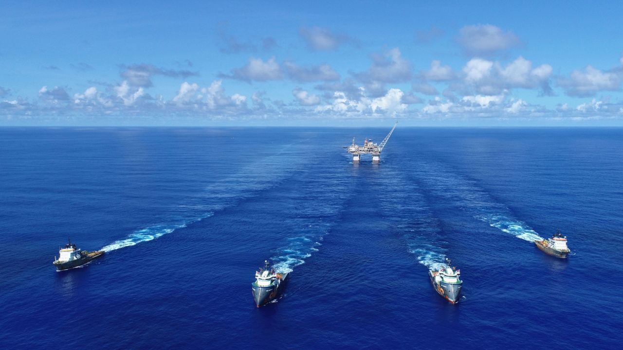 Scarborough FPU arrival; Source: Woodside