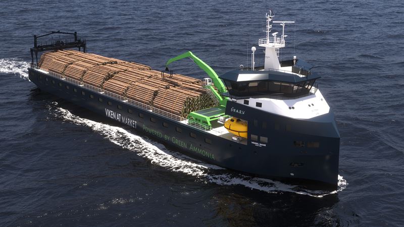 Upping green shipping ante: First newbuild vessel to run on Wärtsilä’s ammonia engine