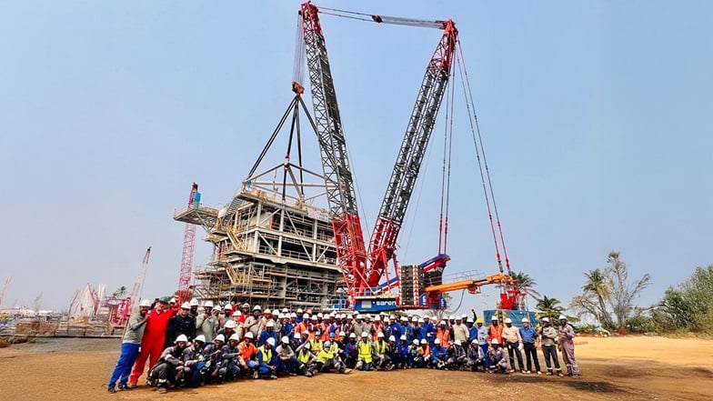 South N’dola platform in Angola; Source: Chevron
