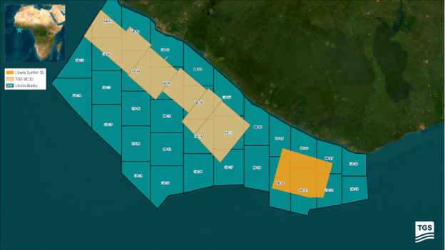Sunfish 3D reprocessing in Harper Basin; Source: TGS
