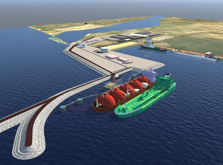 FSU design for Karakal LNG import facility (for illustration purposes); Source: AG&P