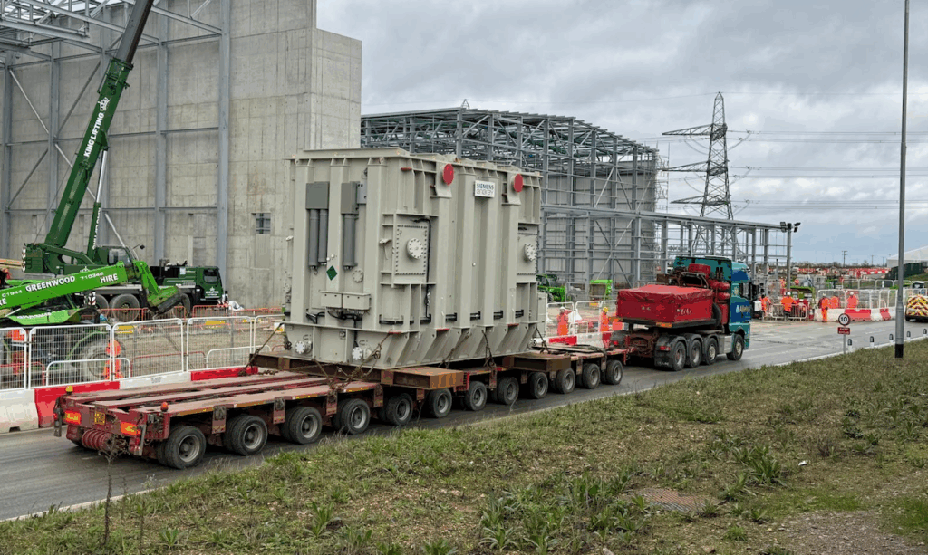 First of 7 transformers delivered for first UK-Germany energy link