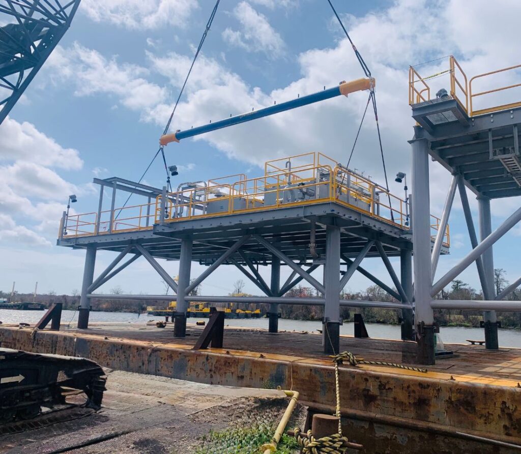 Modules for Shell's Fourchon Resiliency Project; Source: Morrison Energy