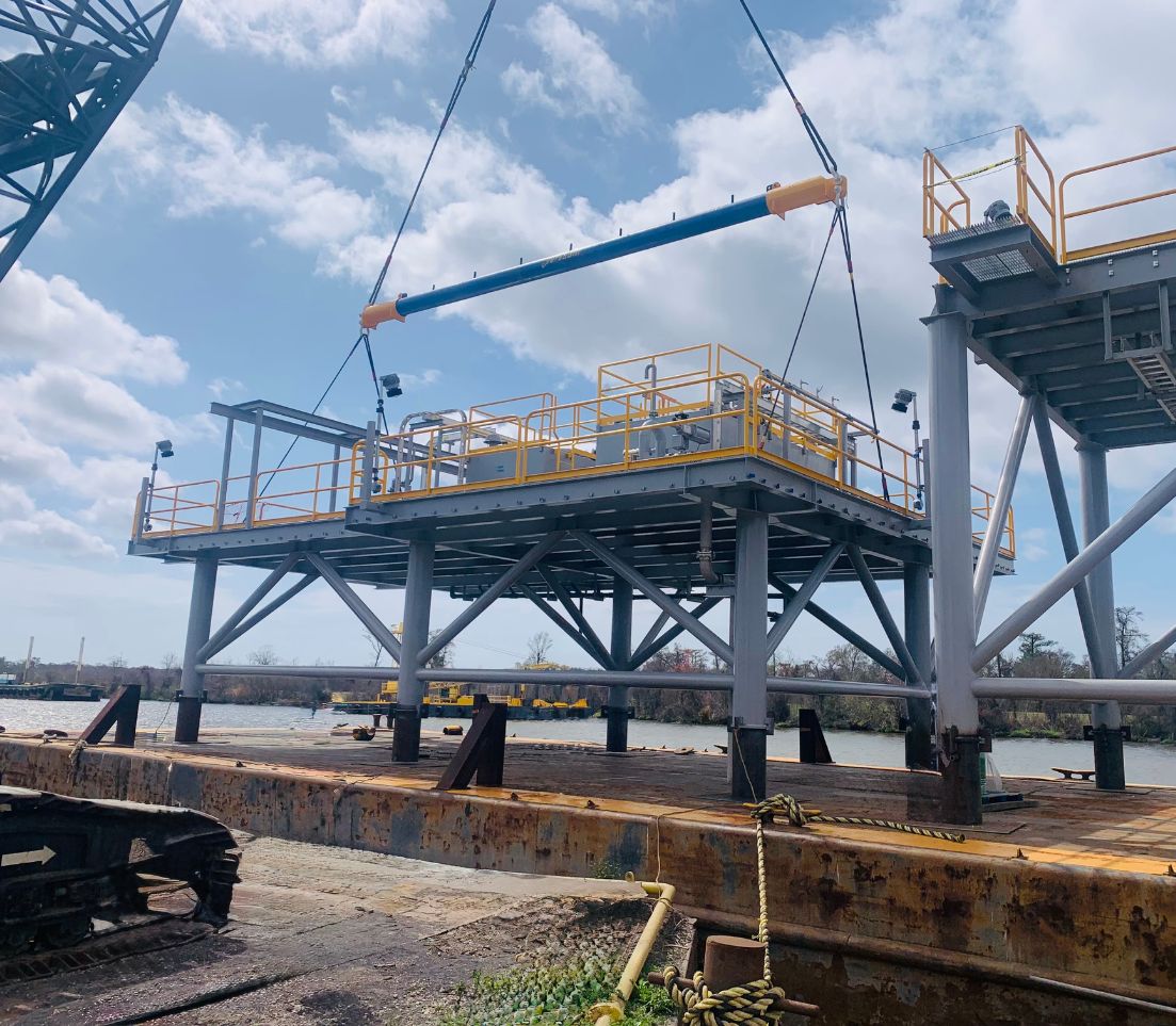 Modules for Shell's Fourchon Resiliency Project; Source: Morrison Energy