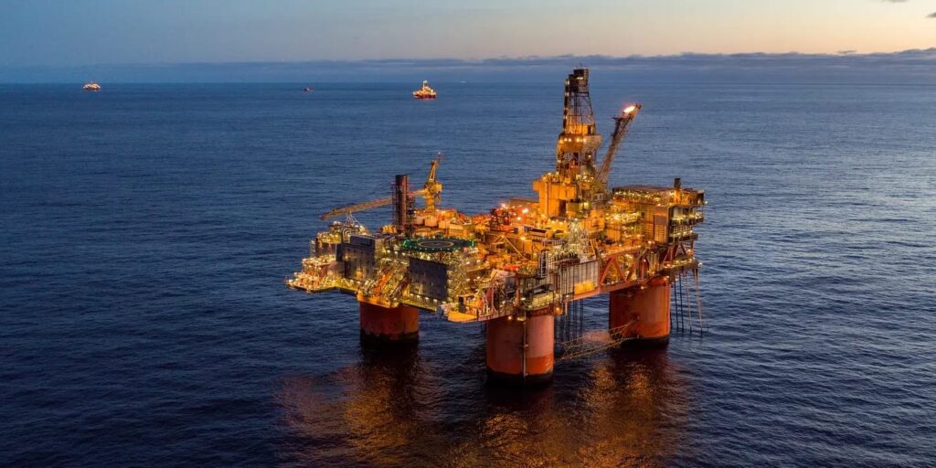 Snorre A platform; Credit: Bo B. Randulff/Even Kleppa/Equinor