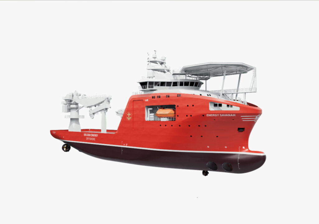 Energy Savannah, soon to be renamed Astro Atlas; Courtesy of Golden Energy Offshore