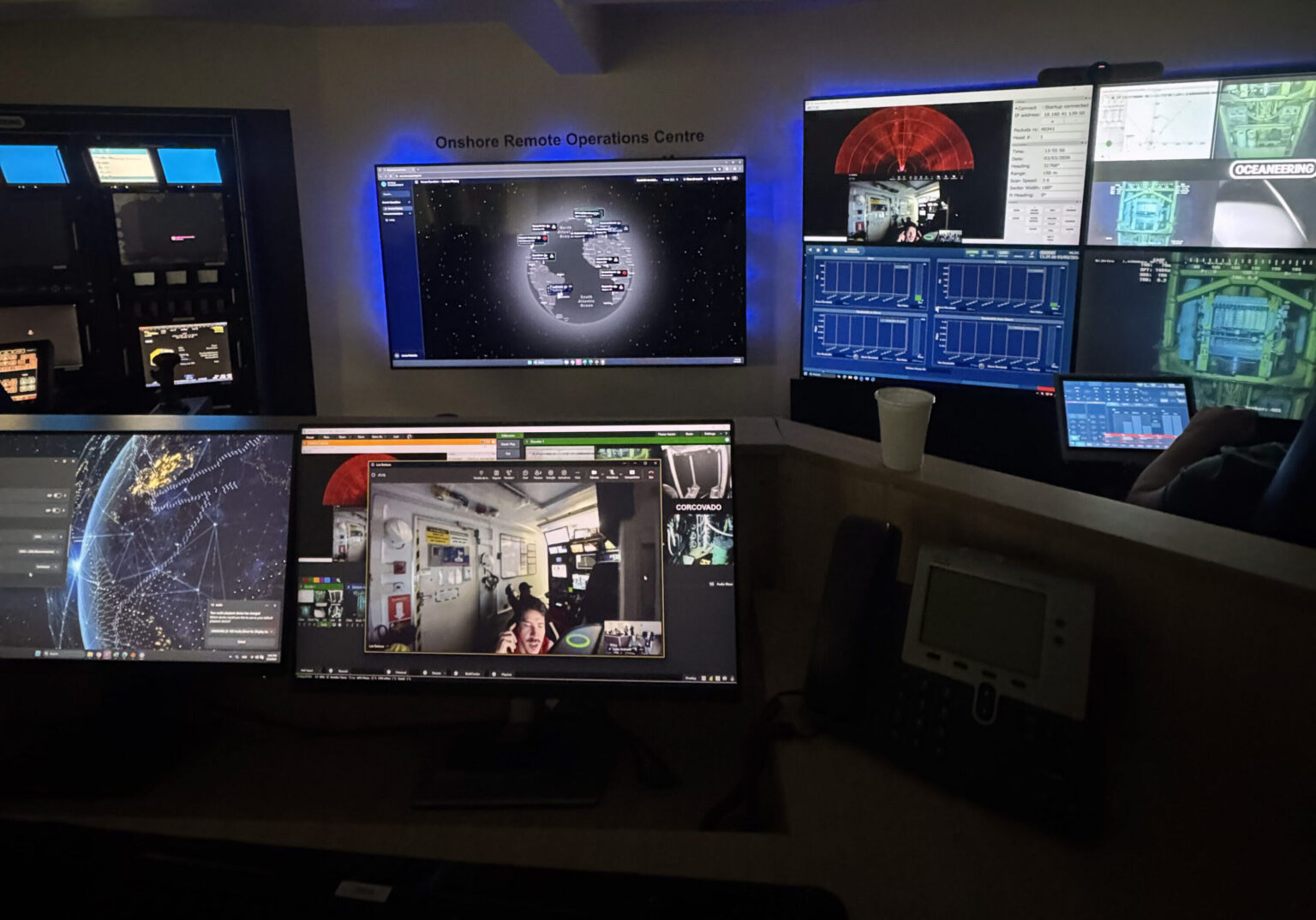 Oceaneering pilots ROV on Brazilian offshore drilling rig from land ...
