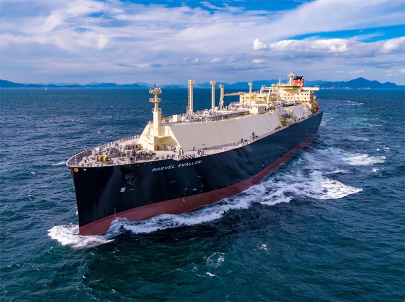 Marvel Swallow LNG tanker; Source: Elenger