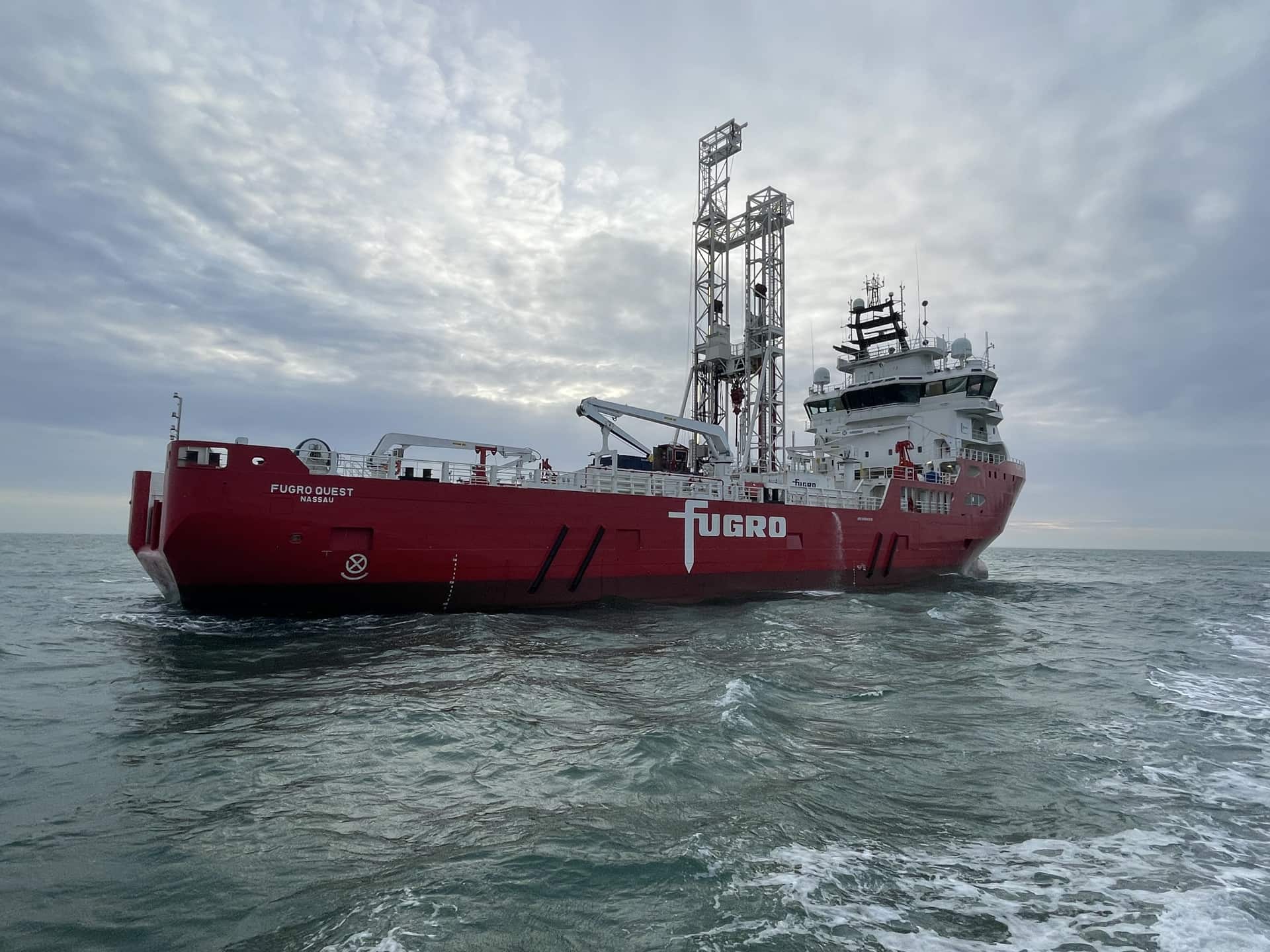 Fugro Quest geotechnical vessel
