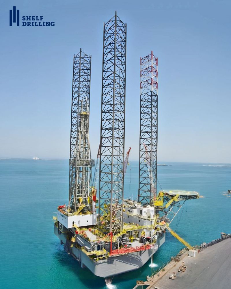 ADES' 300-feet Main Pass IV jack-up rig has been booked for operations offshore Nigeria; Credit: Shelf Drilling, now part of ADES