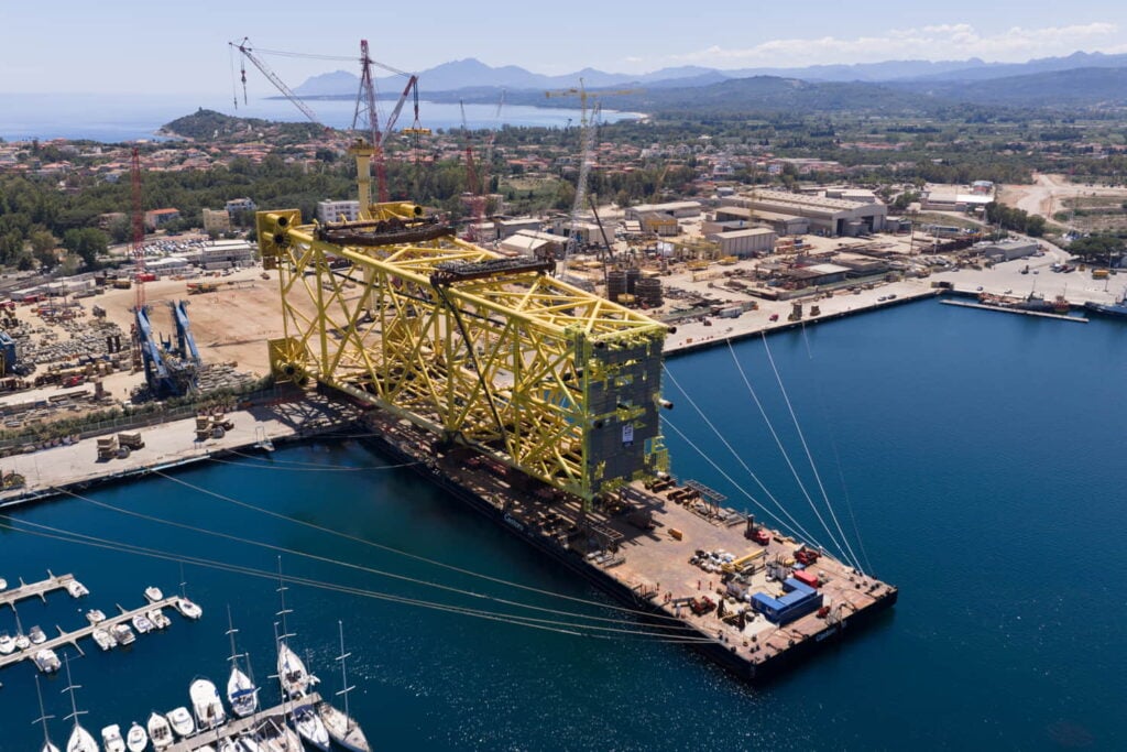 Neptun Deep jacket; Source: Saipem