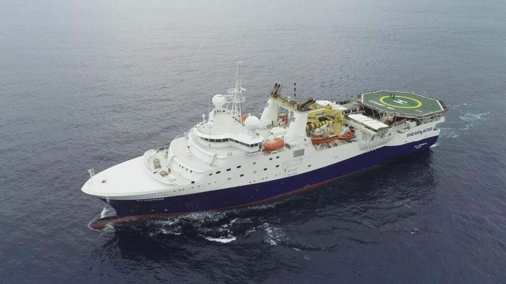 SW Empress vessel; Source: Shearwater