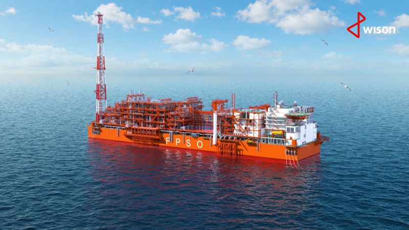 FPSO for Eni's African offshore oil and gas project; Source: Wison New Energies
