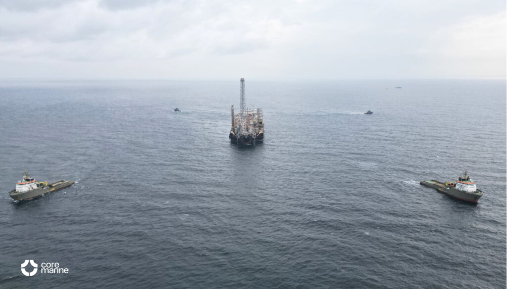 FLNG Hilli Episeyo concludes its assignment offshore Cameroon; Source: CoreMarine