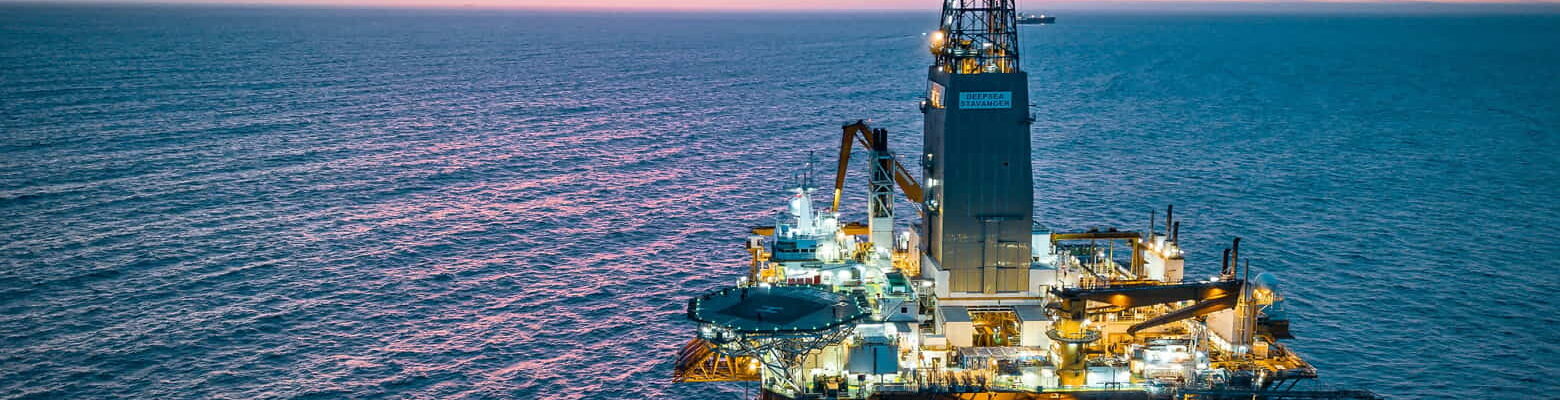 Odfjell Drilling's Deepsea Stavanger rig; Source: Rune Samuelsen/Equinor