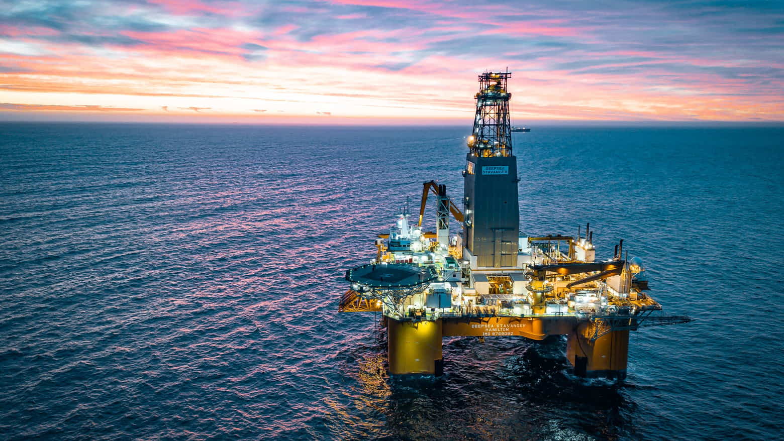 Odfjell Drilling's Deepsea Stavanger rig; Source: Rune Samuelsen/Equinor